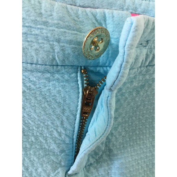 LILLY PULITZER 5" Buttercup Stretch Short Blue sz 0 - Picture 4 of 7